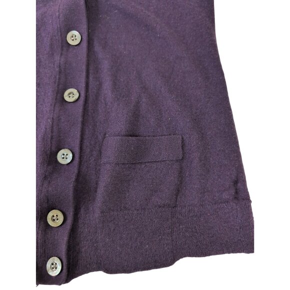 Martin Osa Cardigan Sweater Womens S Blue Cashmere‎ Silk Button Front V-Neck - Picture 4 of 9